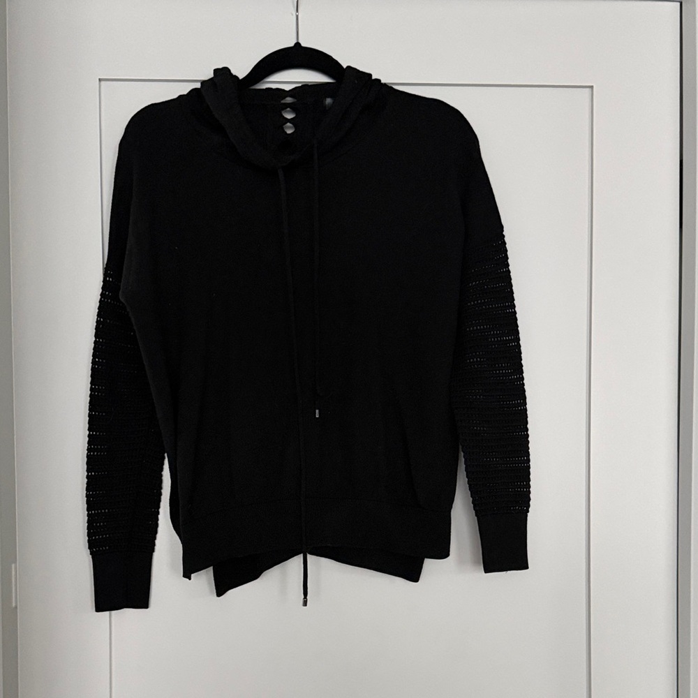 Aqua black sweatshirt with special design